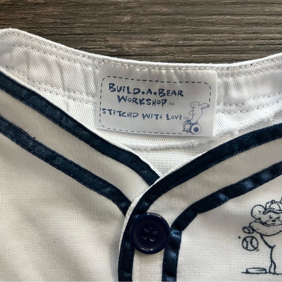Build a Bear Baseball Uniform Play Clothes for BAB Stuffed Animal or Plush 3 Pcs - Picture 2 of 4